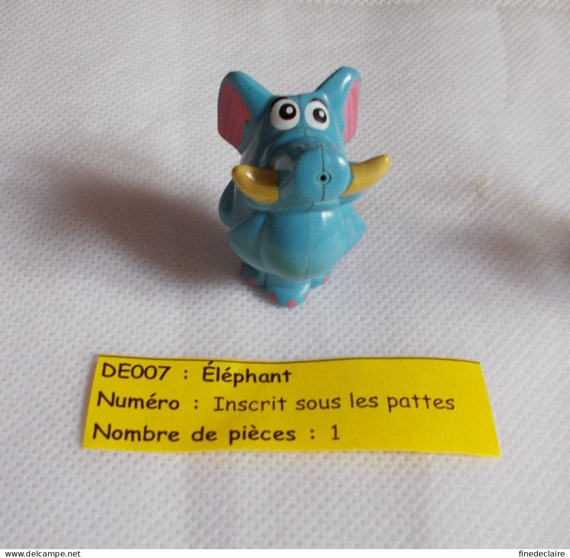 Kinder - Animaux Cracheurs D'eau - Eléphant - DE007 - Sans BPZ - Figuren