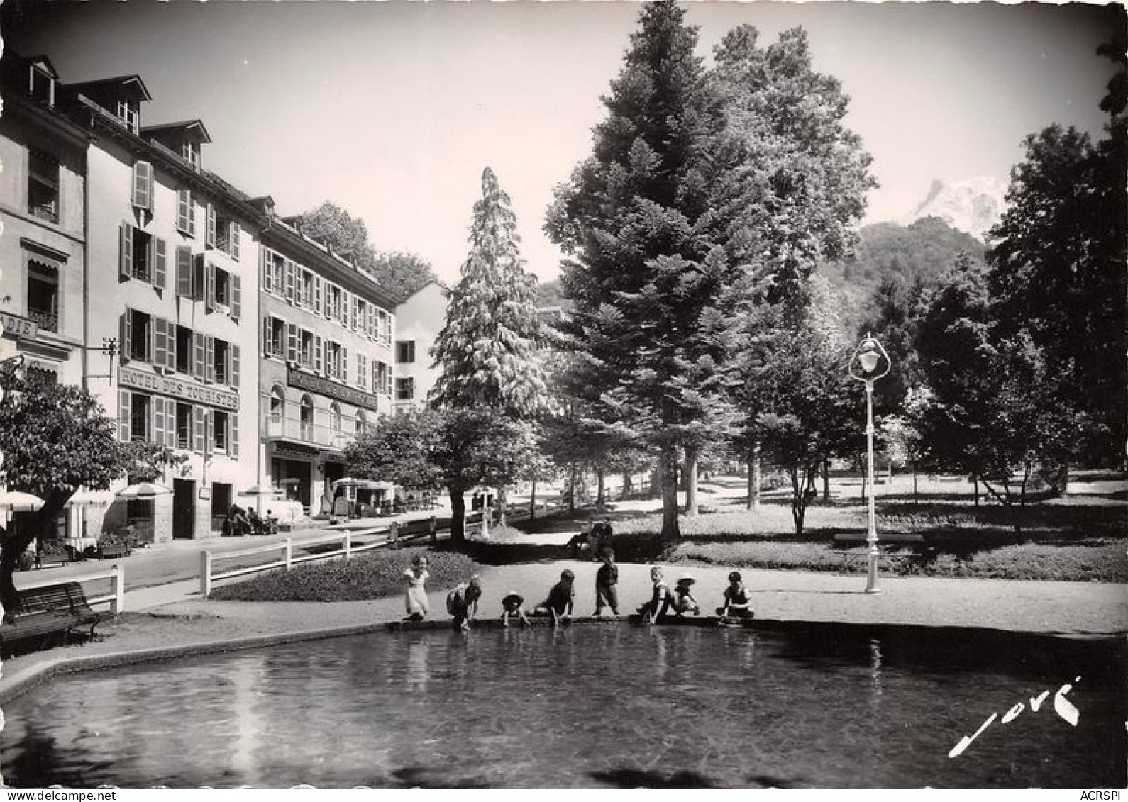 EAUX BONNE Le Jardin Darralde Le Massif Du Ger 14(scan Recto-verso) MA1859 - Eaux Bonnes