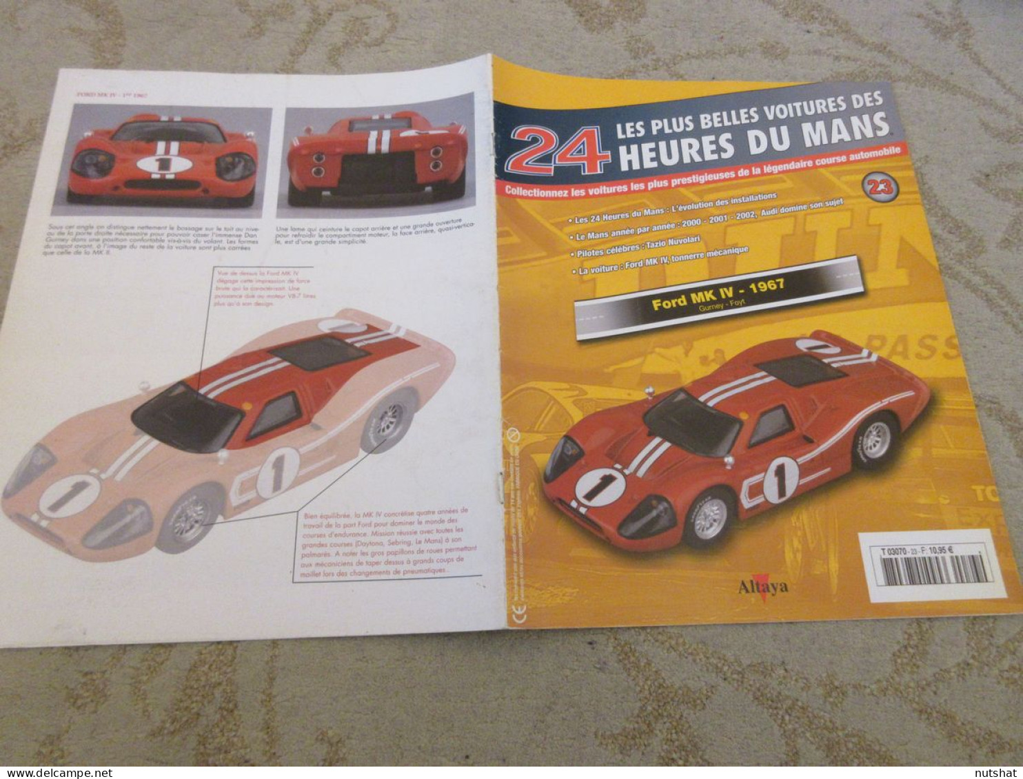 BELLES VOITURES 24h Du MANS 23 1967 FORD MK IV HISTOIRE 2000-2002 AUDI NUVOLARI - Sonstige