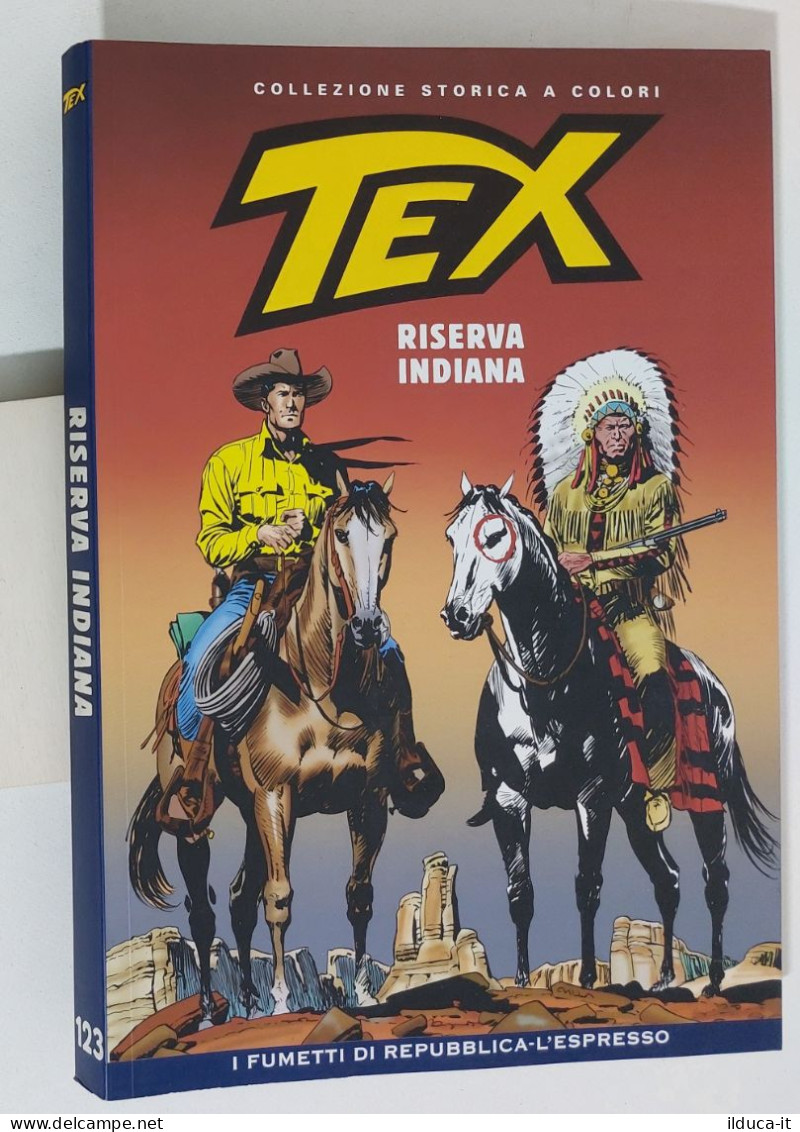 62525 TEX Collezione Storica Repubblica N. 123 - Riserva Indiana - Tex