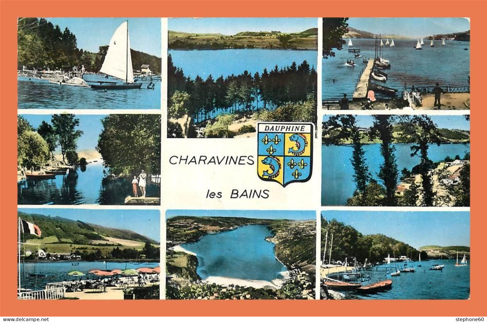 A706 / 489 38 - CHARAVINES Les Bains De L'U.S.M. - Charavines