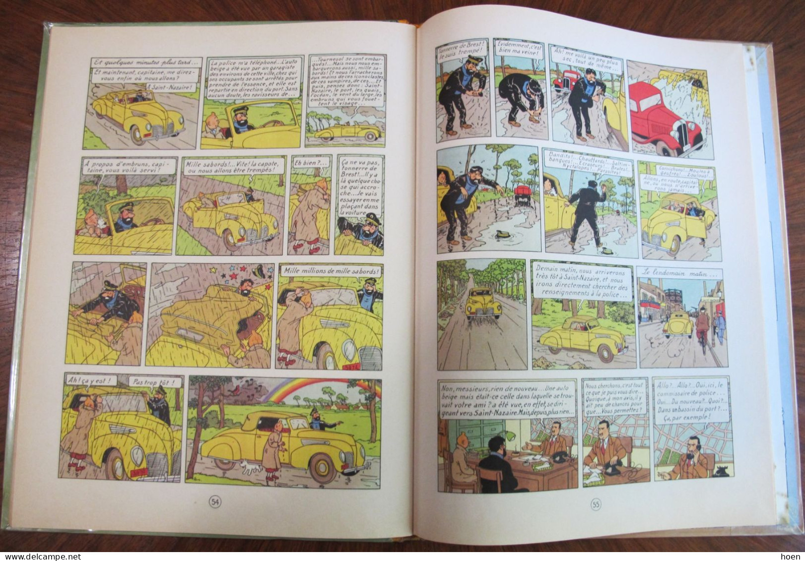 Lot de 5 BD Casterman - Aventures de TINTIN