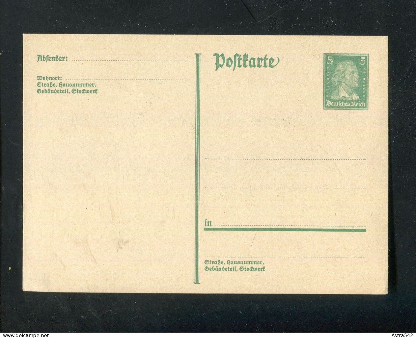 "DEUTSCHES REICH" 1927, Postkarte Mi. P 175 ** (A1157) - Cartes Postales