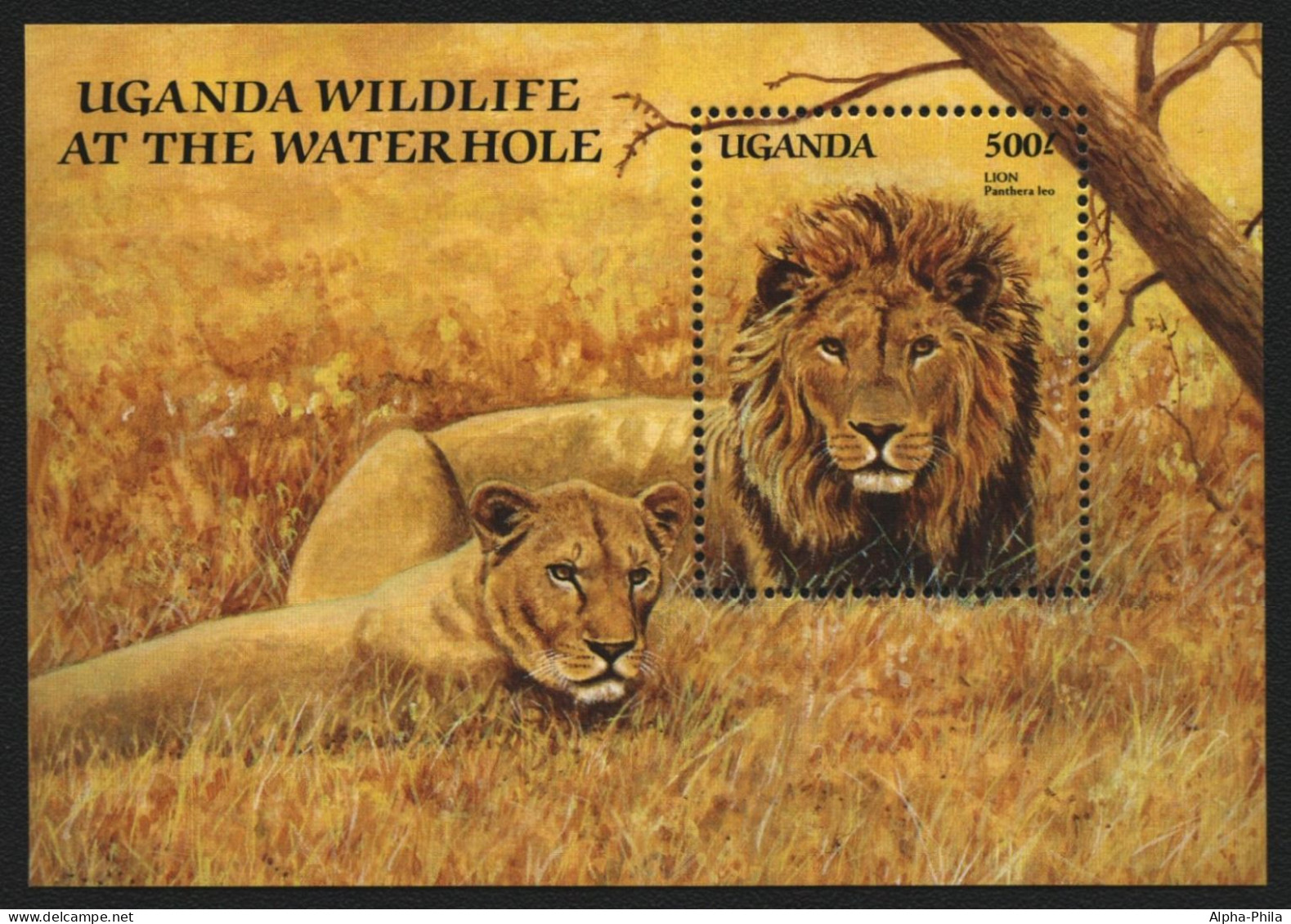 Uganda 1989 - Mi-Nr. Block 97 ** - MNH - Wildtiere / Wild Animals - Oeganda (1962-...)