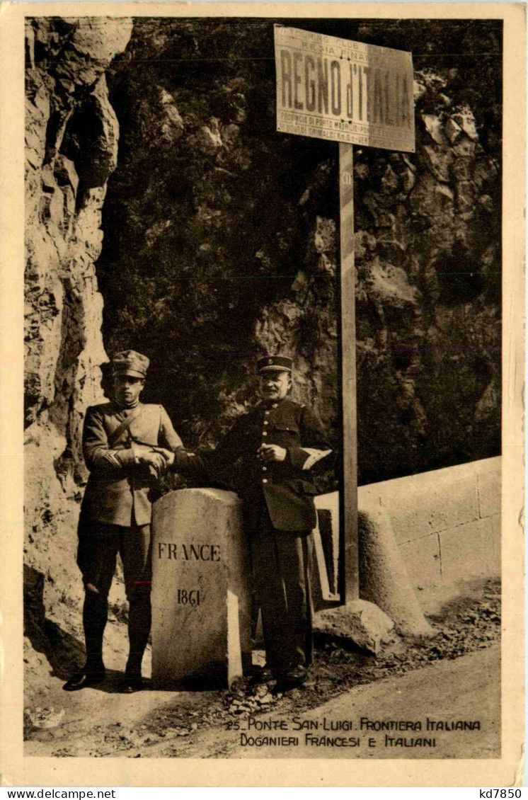 Ponte San Luigi Frontiera Italiana - Customs