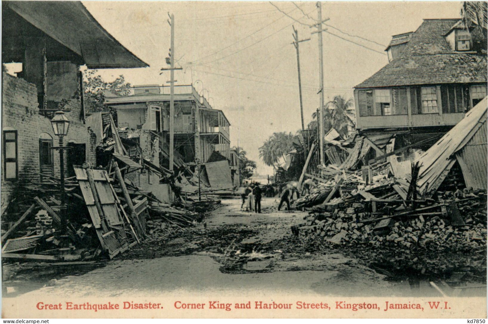 Jamaica - Great Earthquake Disaster - Jamaïque