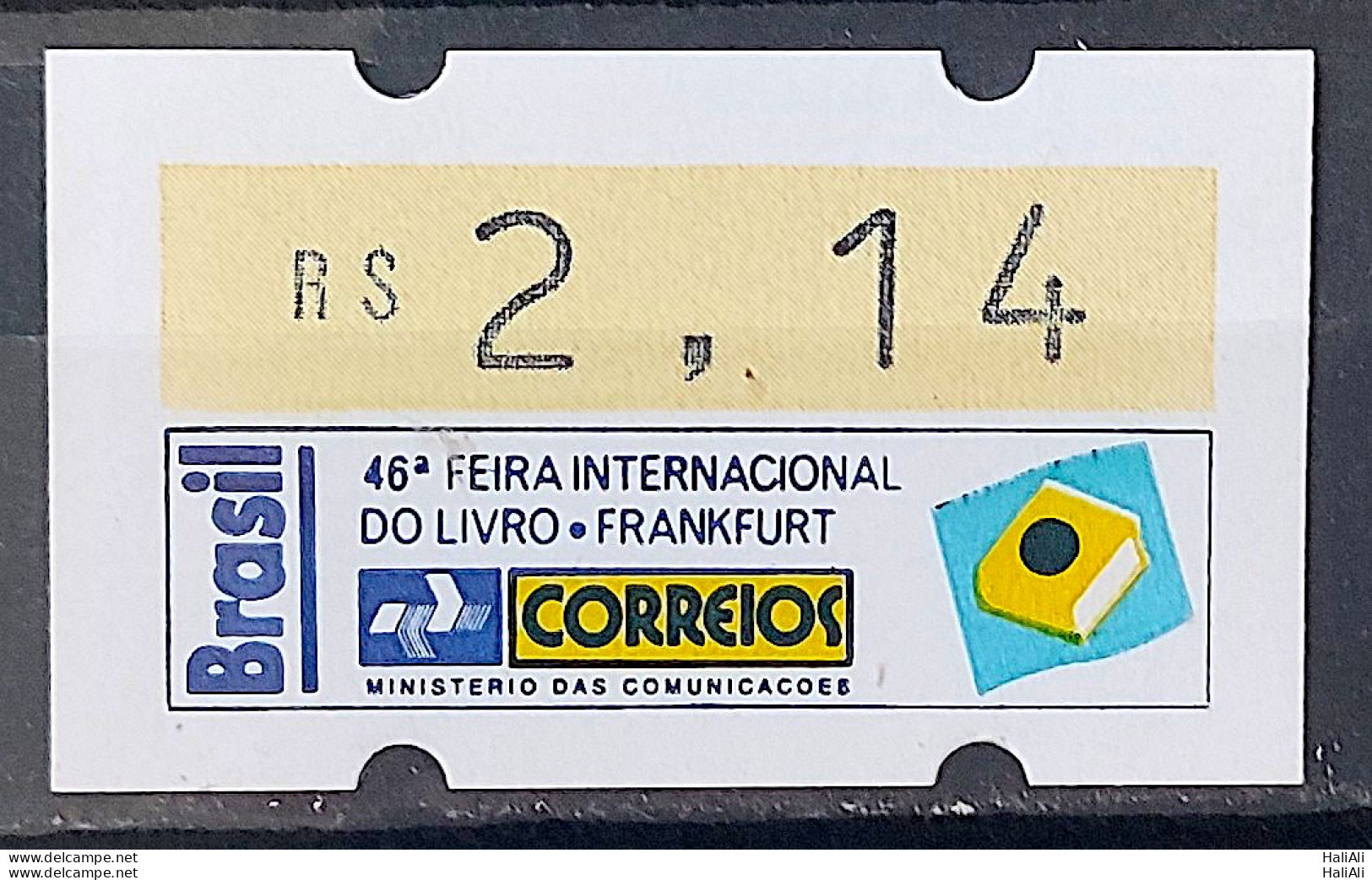 SE 06B Brazil Stamp Label Etiqueta Etichetta Automato Frankfurt 1994 - Vignettes D'affranchissement (Frama)