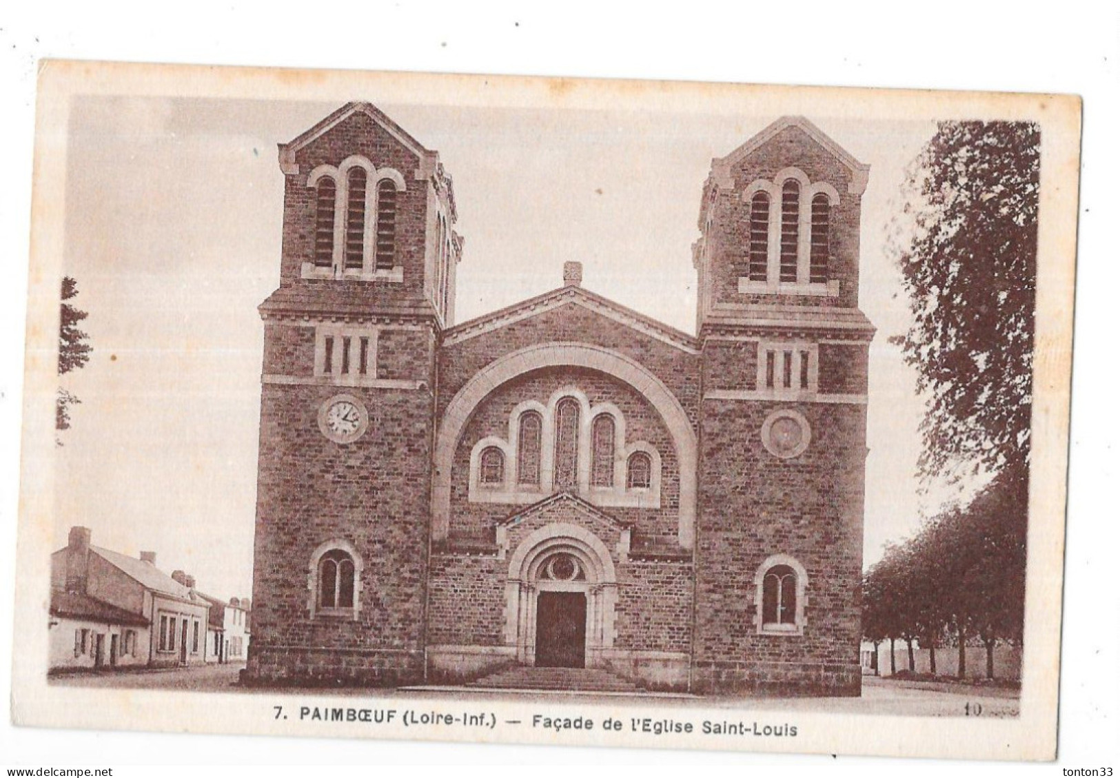 PAIMBOEUF - 44 -  Façade De L'Eglise Saint Louis  - TOUL 6  - - Paimboeuf
