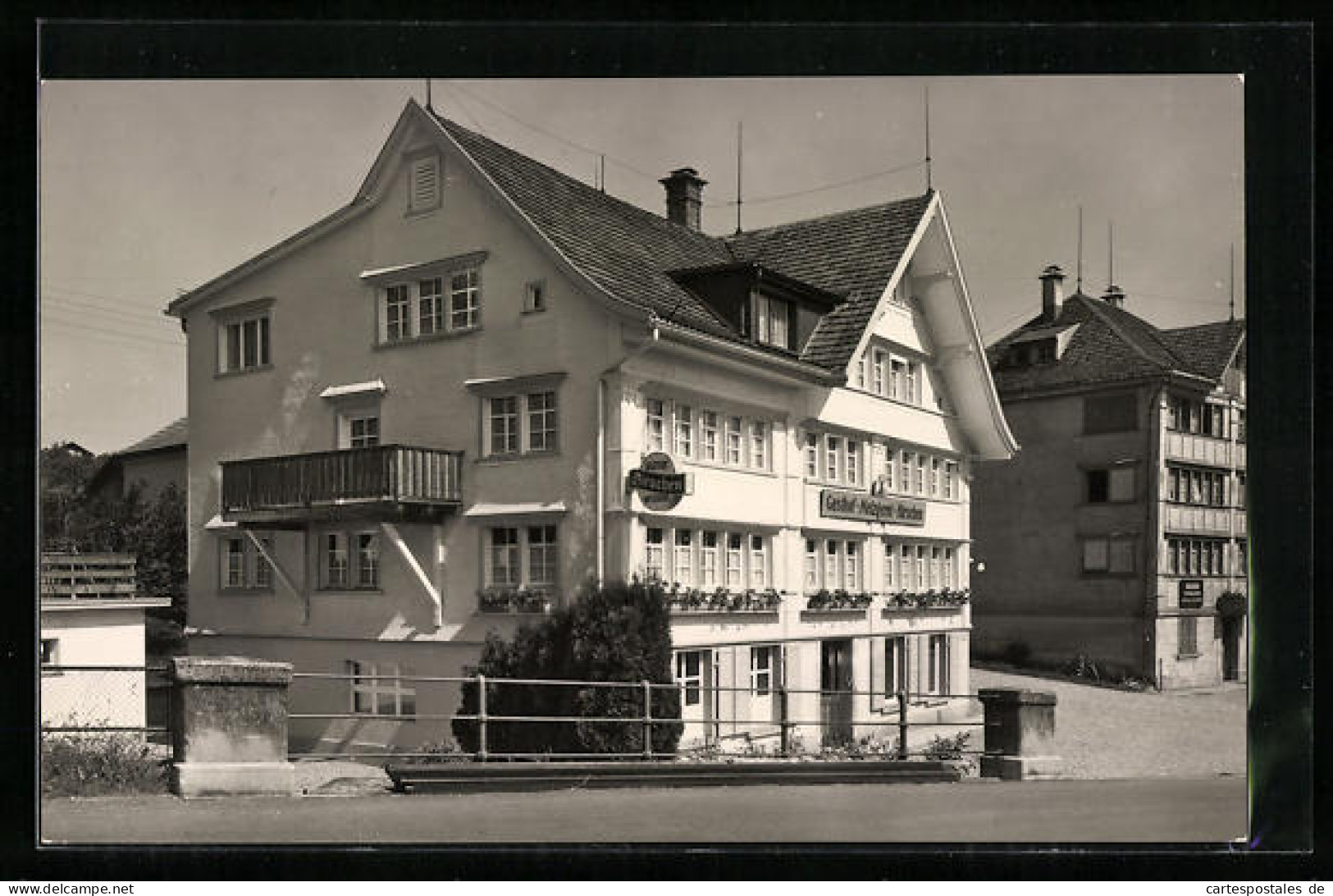 AK Heiden, Gasthof U. Metzgerei Z. Hirschen  - Heiden