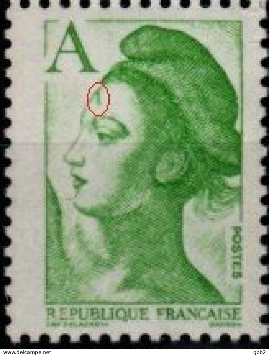 FRANCE - YT N° 2423c "LIBERTE De DELACROIX" Avec Antenne. SEULE PROPOSITION Sur DELCAMPE. A Saisir. - Unused Stamps