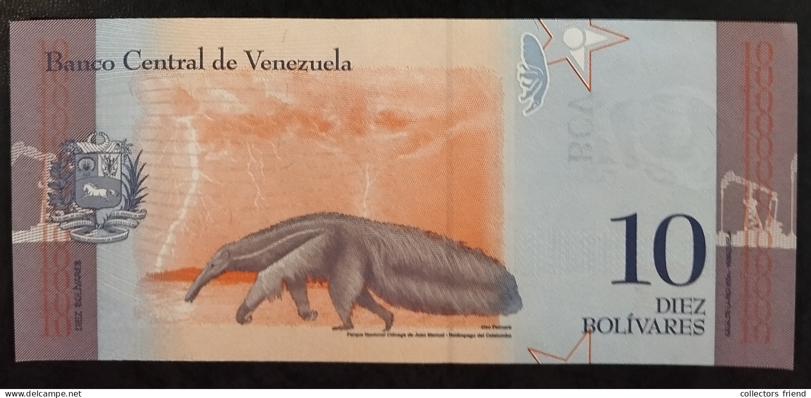 VENEZUELA 10 Bolívares Year 2018 P103 UNC - Venezuela