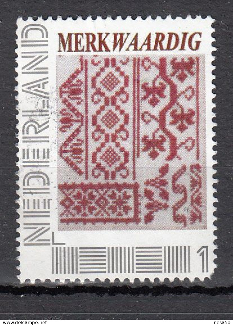 Nederland Persoonlijke Zegels: "merkwaardig" Merklap : Rechts Ontbreekt Een Tandje - Used Stamps