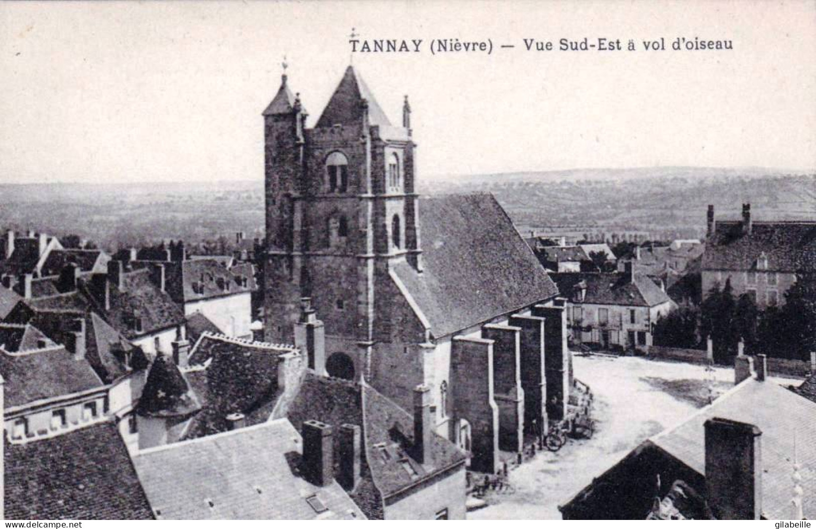 58 - Nievre -  TANNAY  -  Vue Sud Est A Vol D Oiseau - Tannay