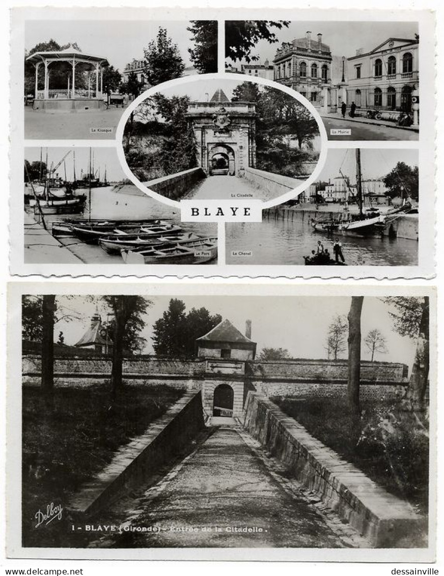 BLAYE - 2 Cartes - Blaye