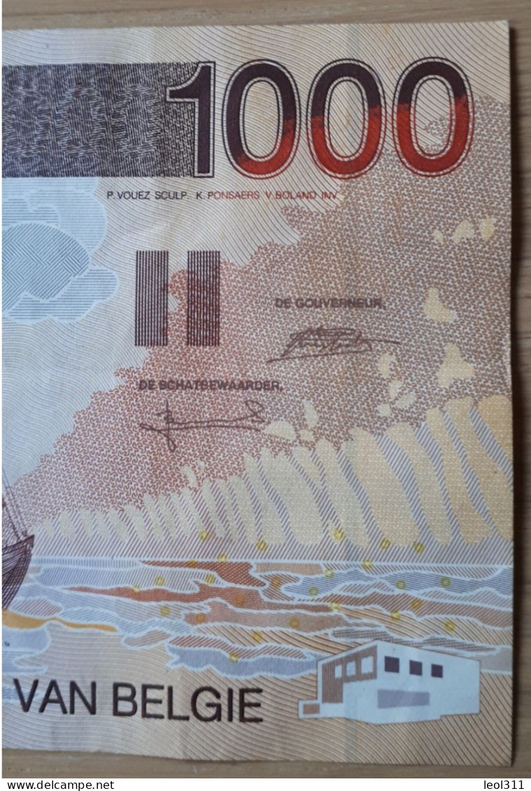 België 1000 Frank: Belgique 1000 Francs Permeke - 1000 Frank