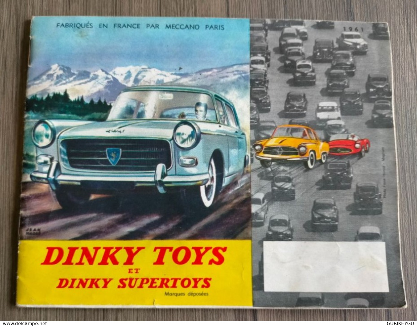 Catalogue DINKY SUPER TOYS 1961 CITROEN DS 19camionnette 2CV Pompier + PRIX PORSCHE MERCEDES Militaire Avion - Other & Unclassified