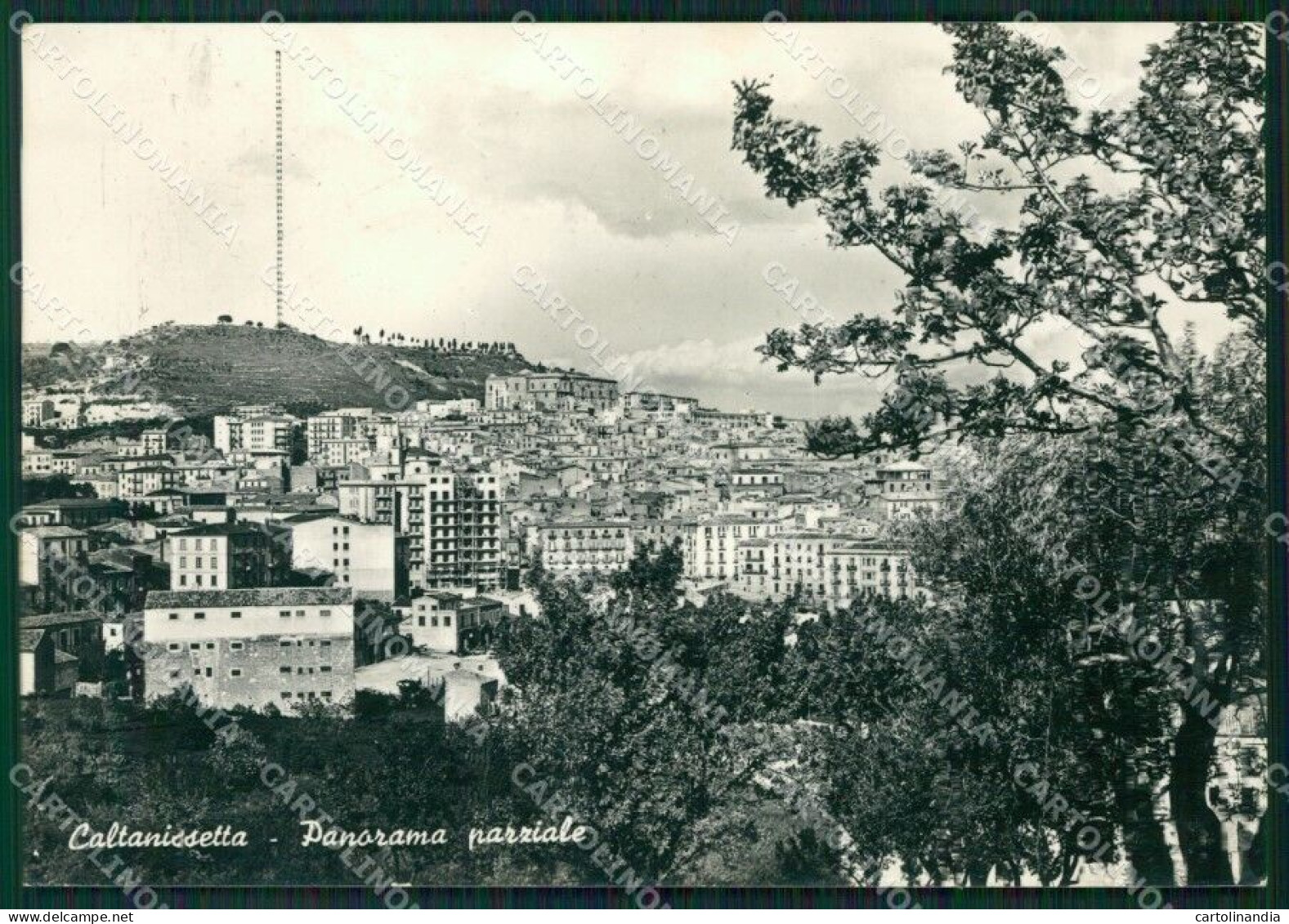 Caltanissetta Città PIEGA Foto FG Cartolina ZK3616 - Caltanissetta