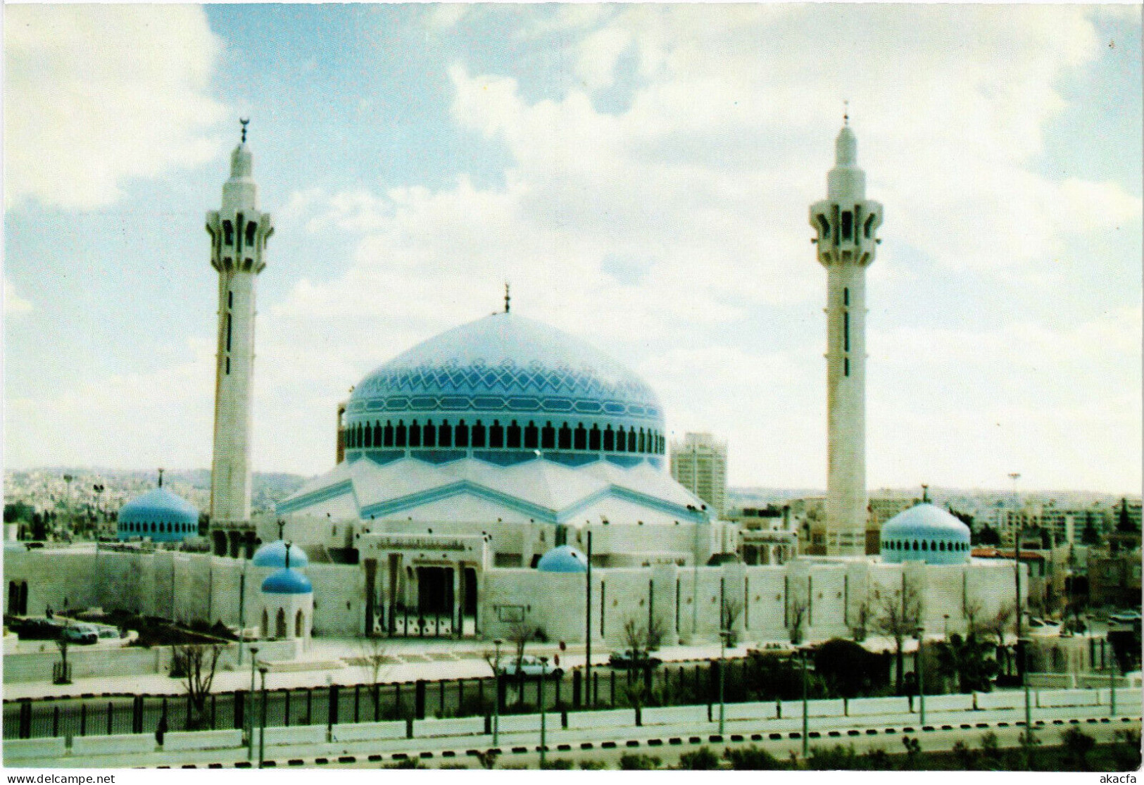 PC JORDAN, AMMAN, KING ABDULLAH THE MARTYR MOSQUE, Modern Postcard (b52922) - Jordan