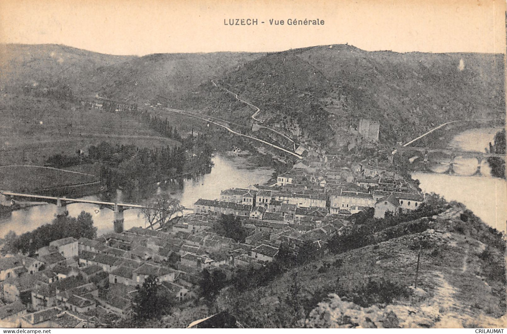 46-LUZECH-VUE GENERALE-N T6022-F/0273 - Luzech