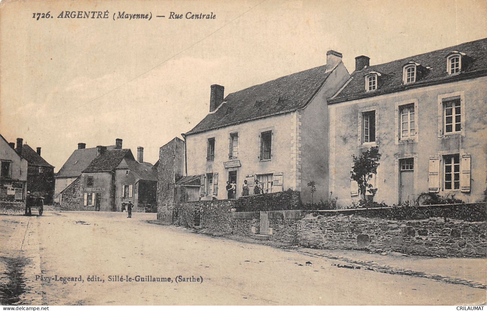 53-ARGENTRE-RUE CENTRALE-ANIMEE-N°6023-F/0091 - Argentre