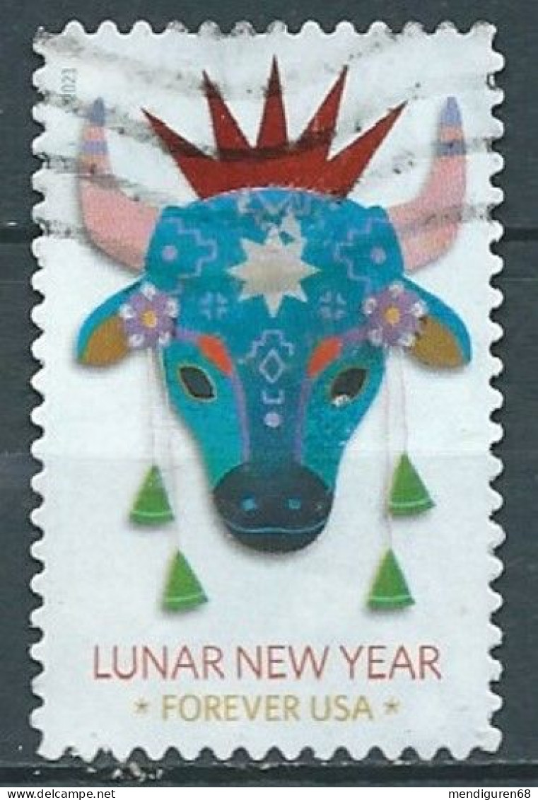 VEREINIGTE STAATEN ETATS UNIS USA 2021 LUNAR NEW YEAR O YEAR OF THE OX F USED SN 5556 MI 5789 YT 5398 - Usati