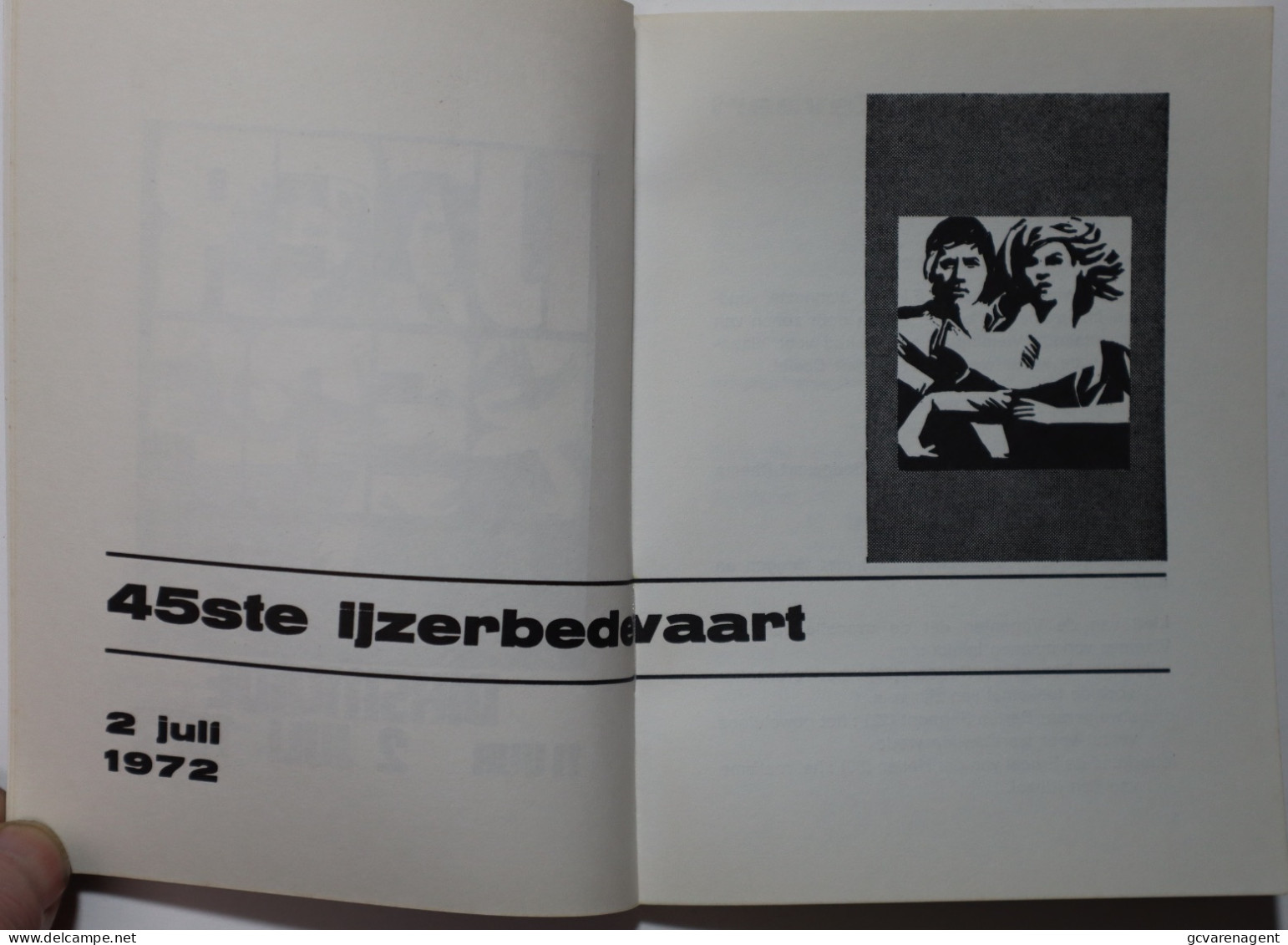 IJZERBEDEVAART  DIKSMUIDE 11 UUR  JULI 1972                  ZIE AFBEELDINGEN - Otros & Sin Clasificación