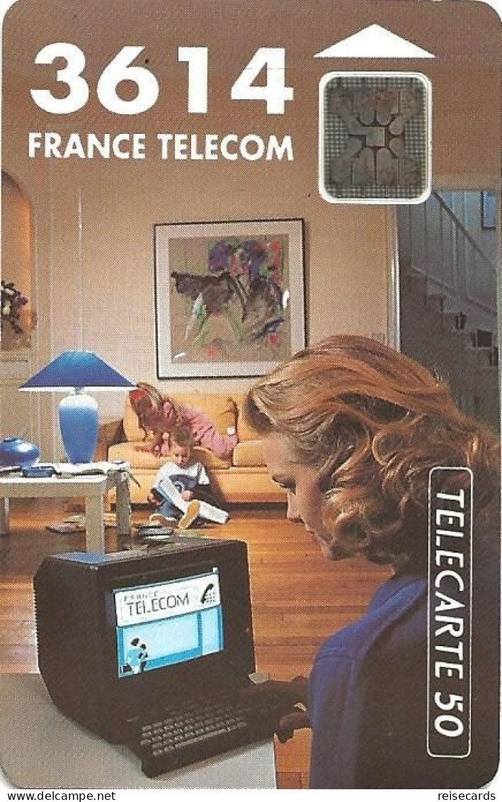 France: France Telecom 09/92 F290b Minitel 3614 - 1992