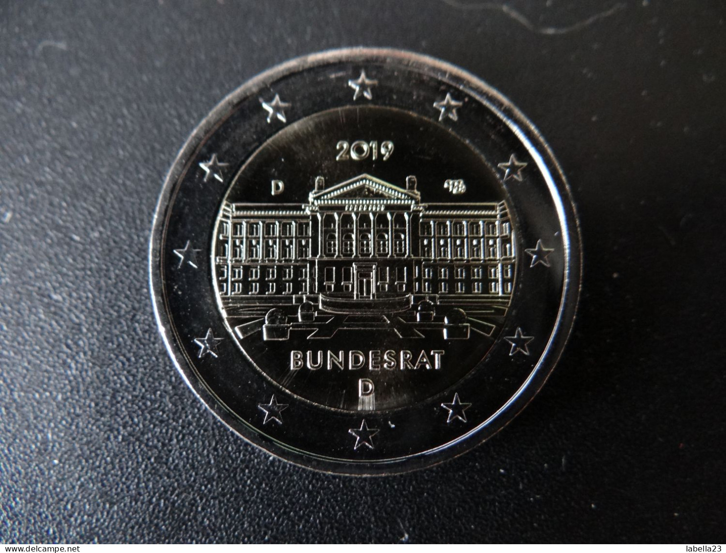 2 Euro Gedenkmünze 2019 -"Bundesrat", Ausg.D München - Duitsland