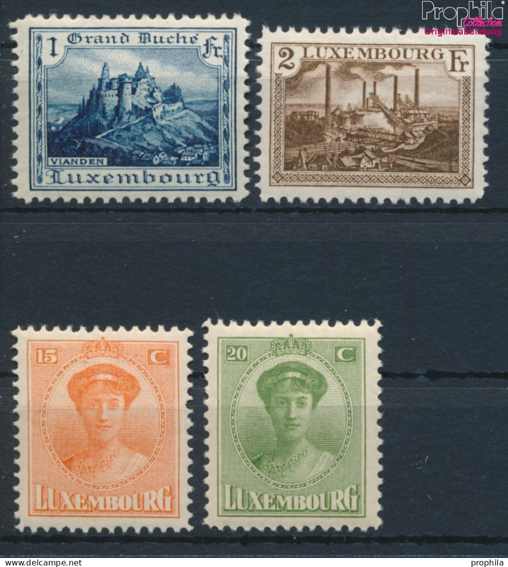 Luxemburg 161-164 (kompl.Ausg.) Postfrisch 1925 Charlotte Und Landschaften (10368682 - Unused Stamps