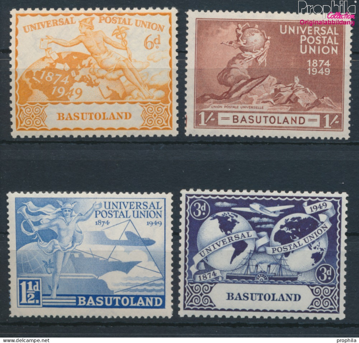 Basutoland Postfrisch 75 Jahre UPU 1949 75 Jahre UPU  (10368531 - 1933-1964 Colonie Britannique