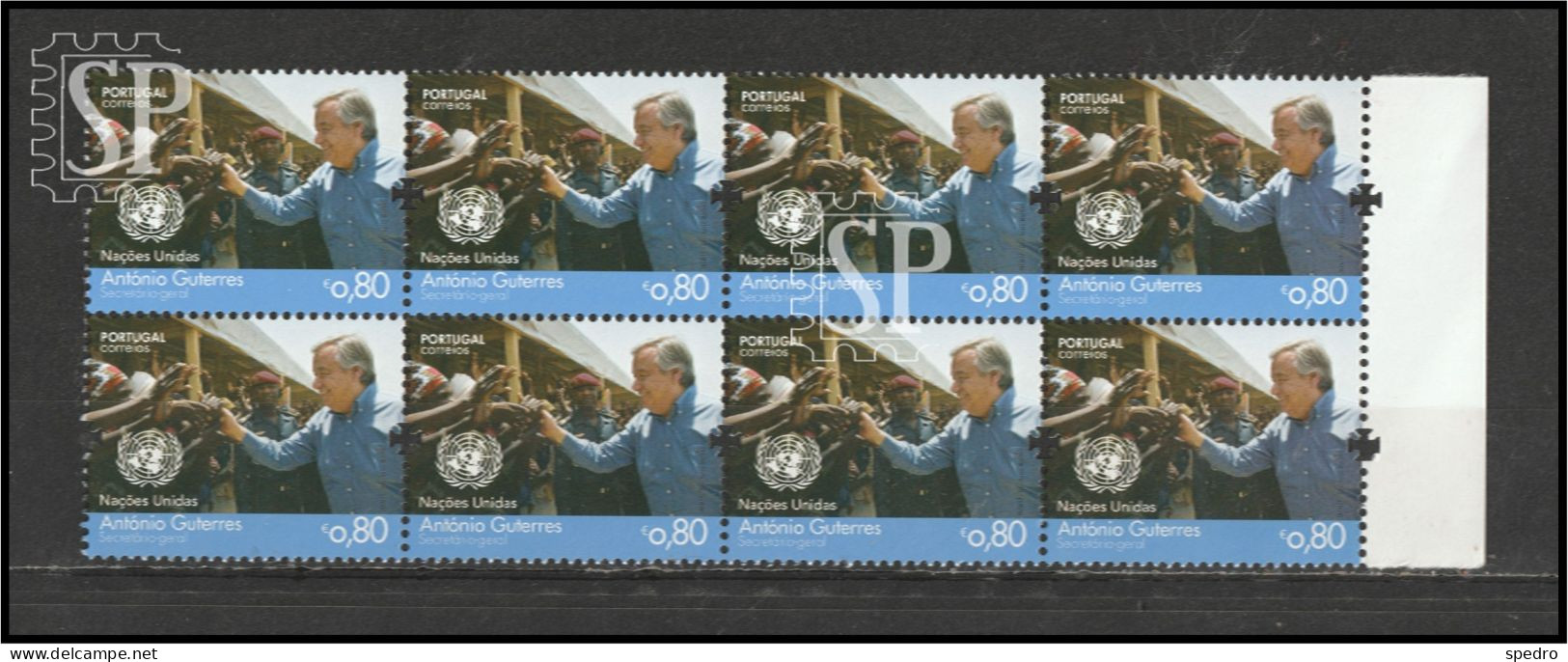 Portugal 2017 Nações Unidas António Guterres United Nations Nations Unies UN ONU Organização Nações Unidas - Used Stamps