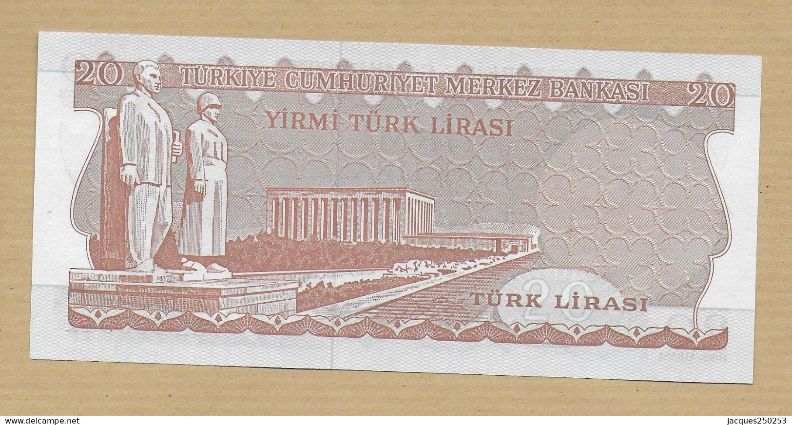 20 TURK LIRASI TURQUIE NEUF - Vrac - Billets