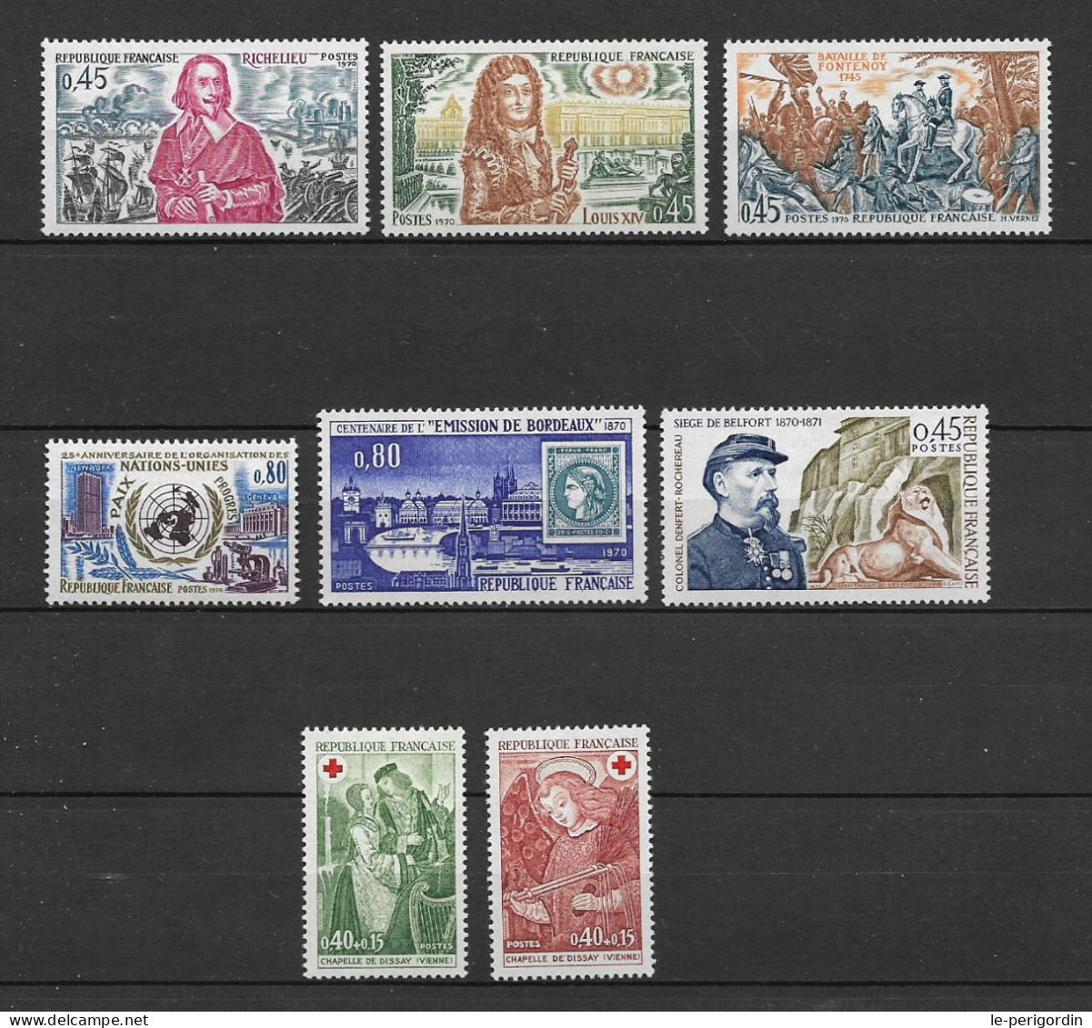 France Année Complete 1970 , Neuve , ** , Sans Charniere , Ttb . - 1970-1979