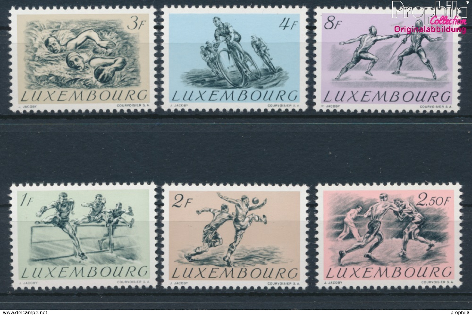 Luxemburg 495-500 (kompl.Ausg.) Postfrisch 1952 Sommerspiele (10368710 - Ongebruikt