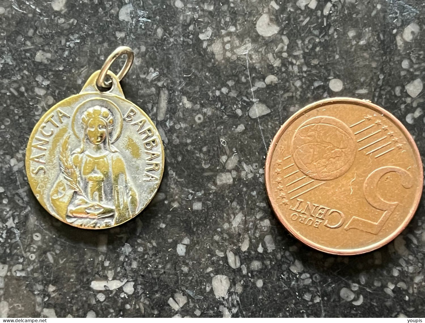 24WIL - Médaille Religieuse Sainte BArbara Sancta Barbara - Autres & Non Classés