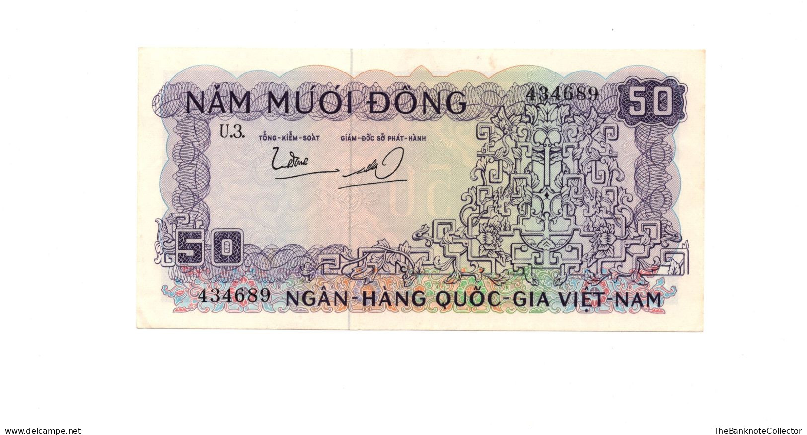 South Vietnam 50 Dong ND 1964-66 P-17 EF - Viêt-Nam