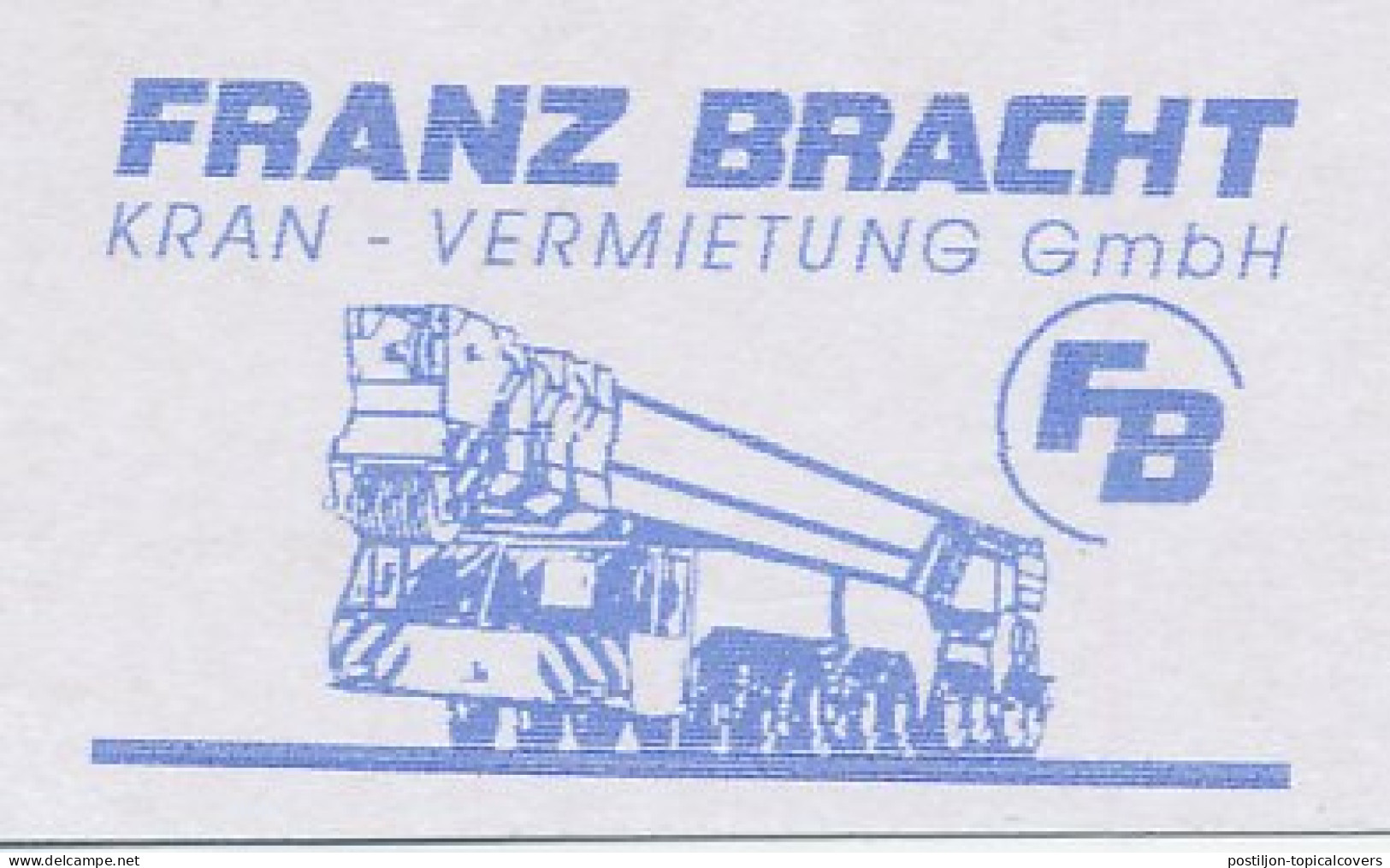 Meter Cut Germany 2007 Truck Crane - Otros & Sin Clasificación