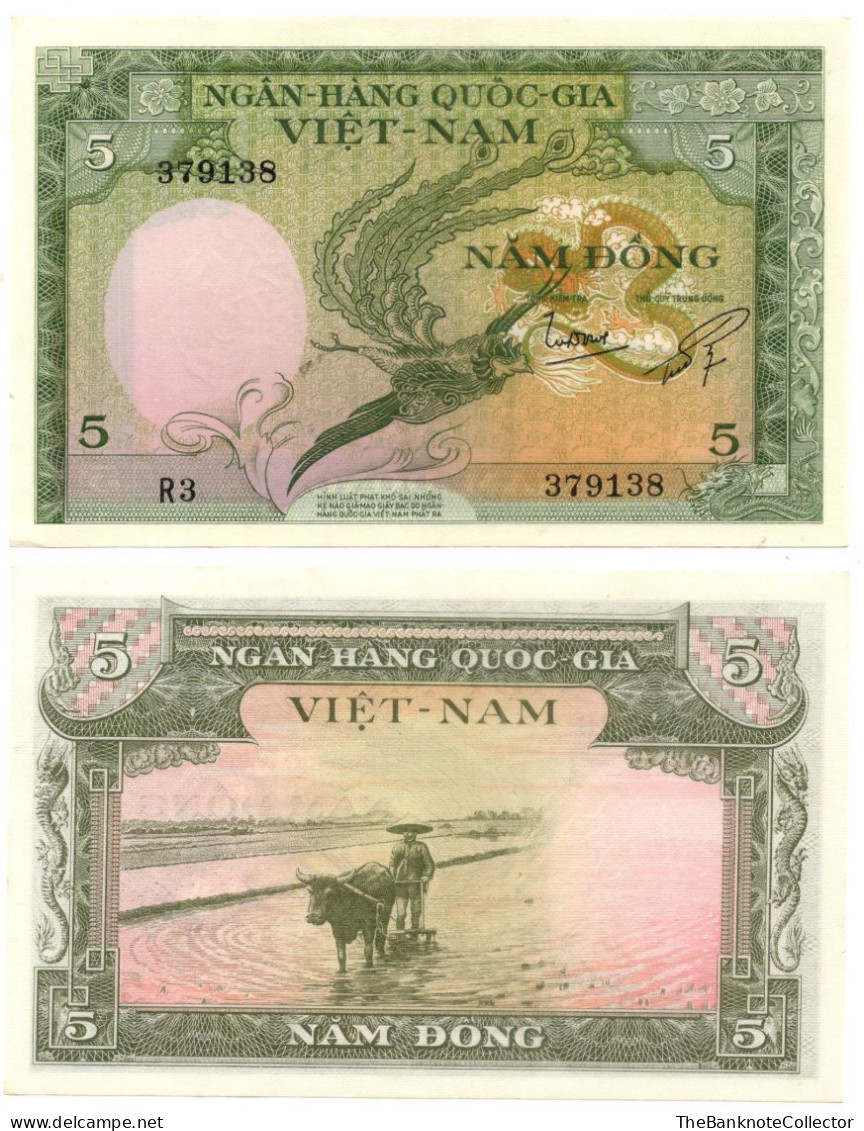 South Vietnam 5 Dong ND 1955 P-2 UNC - Vietnam