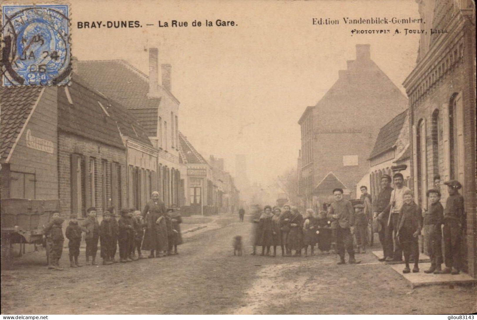 Nord, Bray-Dunes, La Rue De La Gare - Bray-Dunes