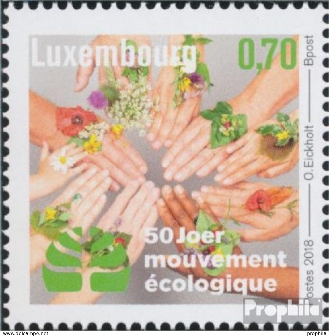 Luxemburg 2179 (kompl.Ausg.) Postfrisch 2018 Umweltorganisation - Ungebraucht
