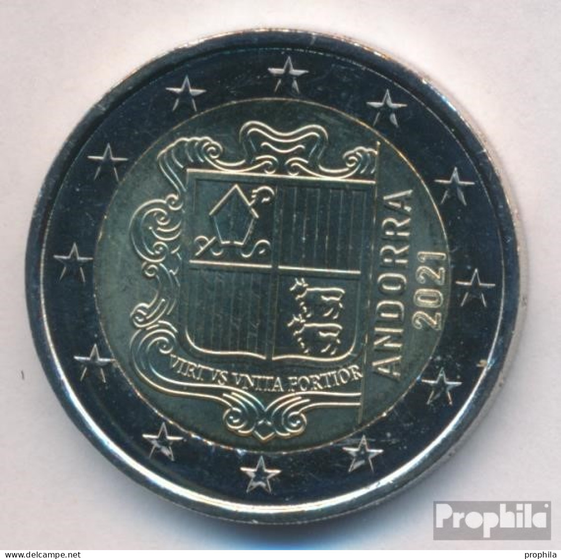 Andorra AND 9 2021 Stgl./unzirkuliert 2021 2 Euro Kursmünze - Andorra