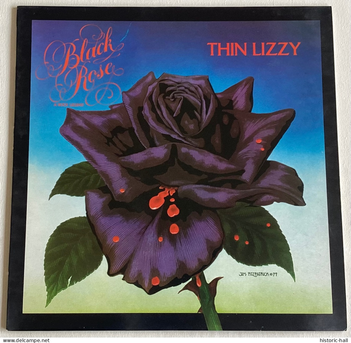 THIN LIZZY - Black Rose - LP - 1979/86 - UK Press - Hard Rock & Metal