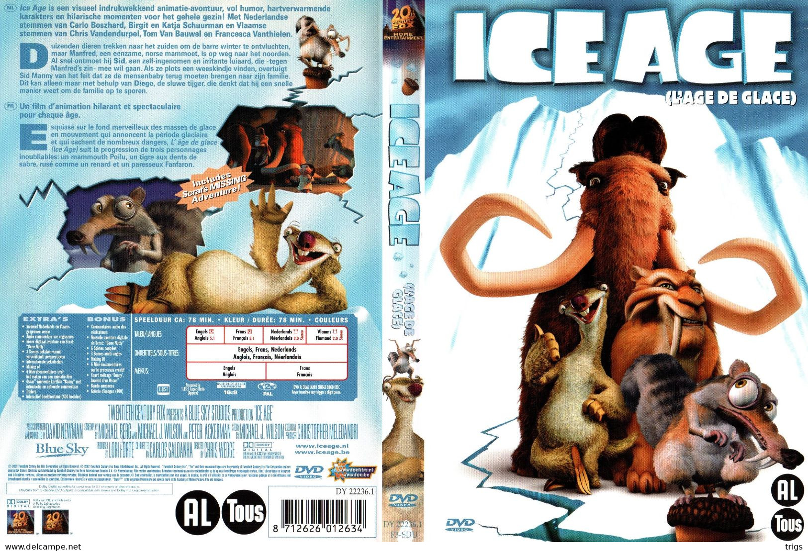 DVD - Ice Age - Dessin Animé