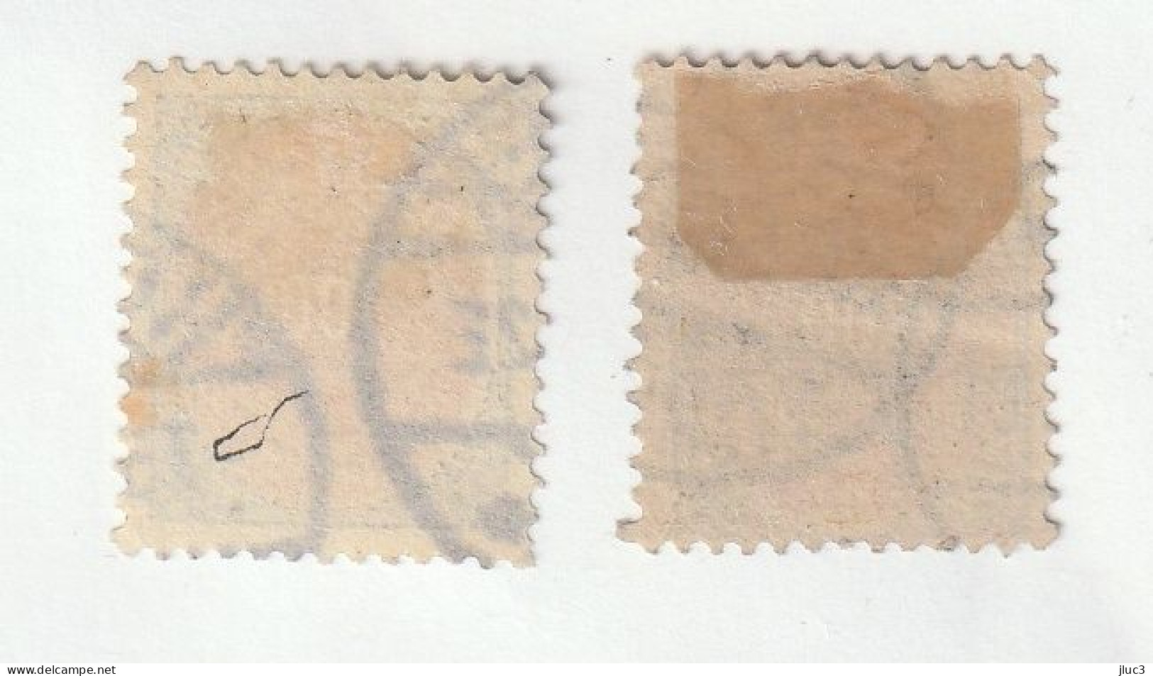 ZDanO52+52a - DANEMARK  1895-1901  --  Les  2  TIMBRES  N° 52 Et 52a  Ayant Voyagé  --  Belle Côte - Gebraucht