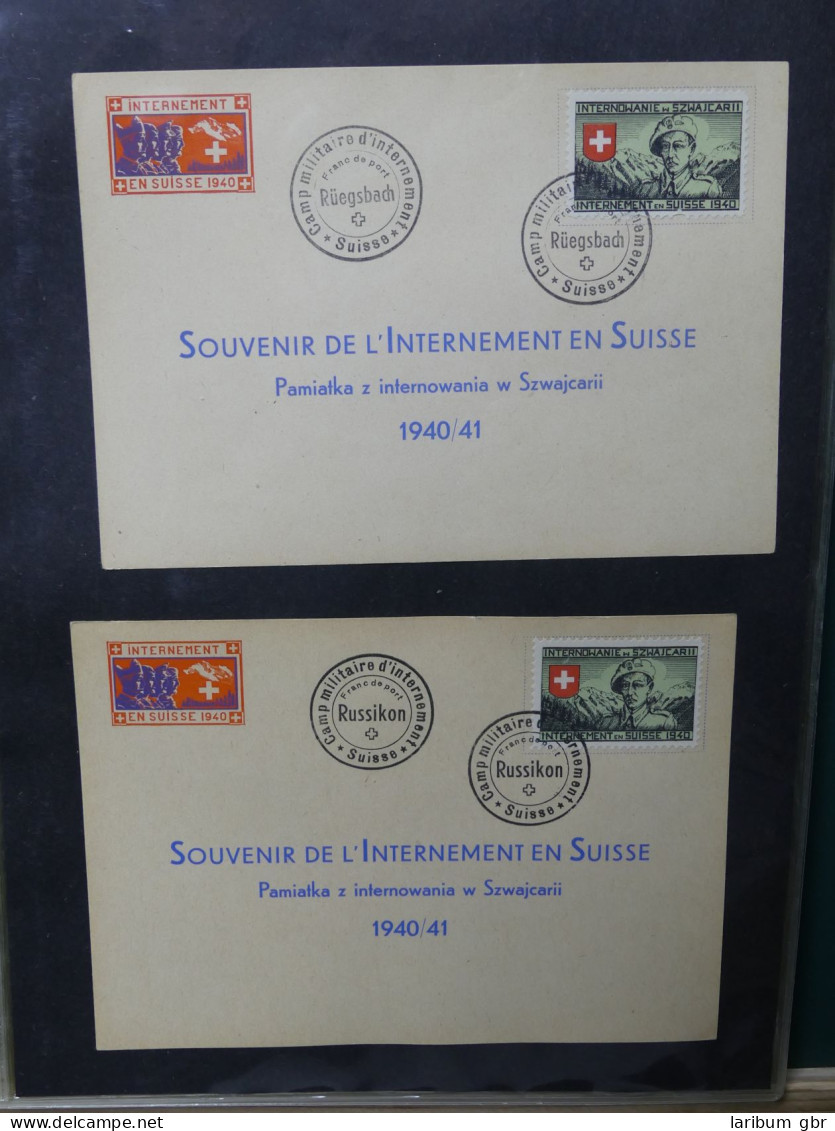 Schweiz Sammlung Militärpost Souvenierkarten Soldaten Militär #LX322 - Collections