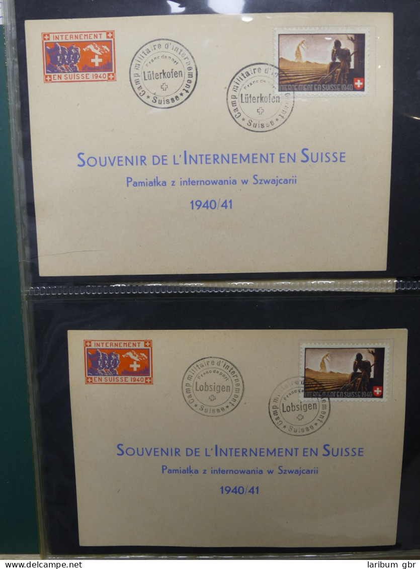 Schweiz Sammlung Militärpost Souvenierkarten Soldaten Militär #LX322