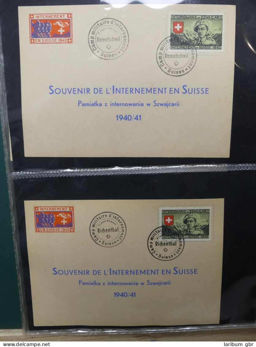 Schweiz Sammlung Militärpost Souvenierkarten Soldaten Militär #LX322