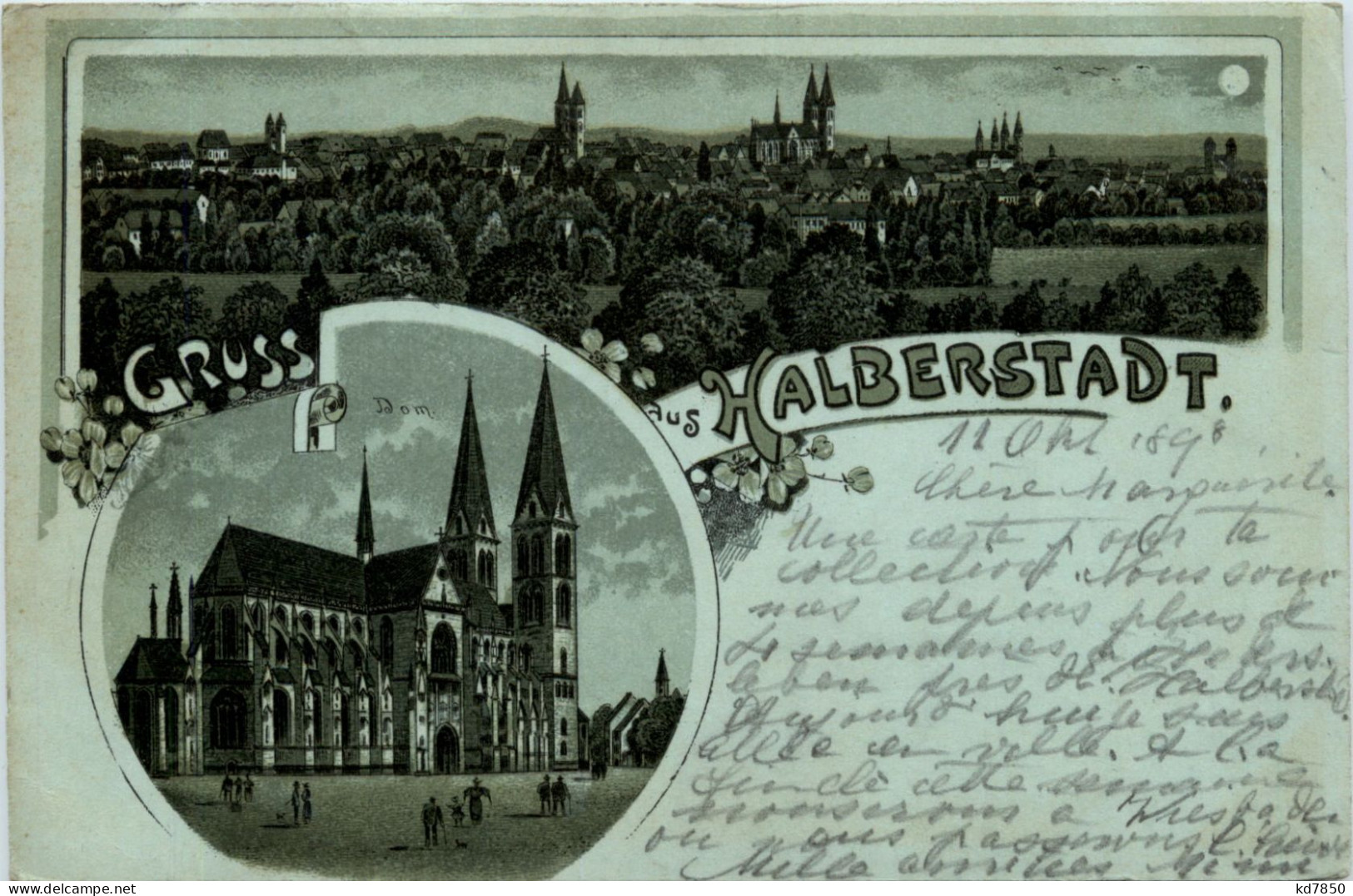 Gruss Aus Halberstadt - Litho - Halberstadt