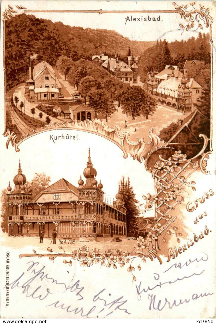 Alexisbad - Litho - Harzgerode - Harzgerode