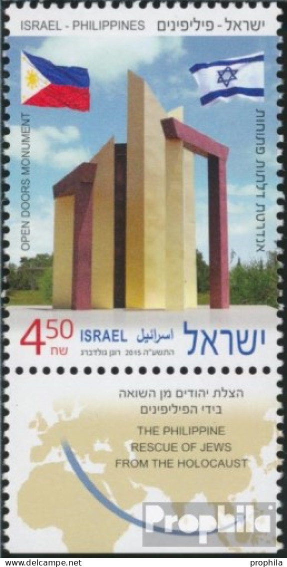 Israel 2451 Mit Tab (kompl.Ausg.) Postfrisch 2015 Aufnahme Jüdischer Flüchtlinge - Neufs (avec Tabs)